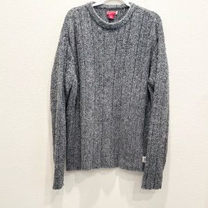 Pre-loved! VINTAGE GUESS Silk Blend Wool Blend Gray Chunky Oversized Sweater!